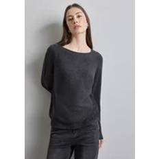 Street One Tröjor Street One LTD Dolman U-Boat Tröja - Gravel Grey Mel