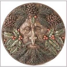 Bronze Wall Decor Celtic Green Man Bronze Wall Decor 15x15cm