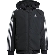 Abnehmbare Kapuze Jacken Adidas Junior Adicolor Bomber Jacket - Black