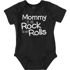 Bodysuits Brisco Brands Funny Mommy Is The Rock Romper - Baby