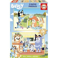 Educa Klassische Puzzles Educa 19408 Bluey 2x50 blau, Vielseitig einsetzbar