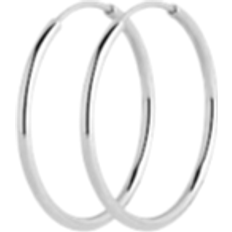 Øredobber Maria Black Senorita Hoops 20mm - Silver