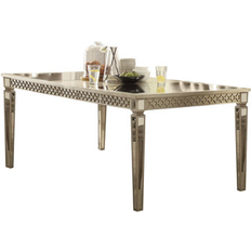 Beige Dining Tables Mercer41 Kacela In Mirror 30 x 40 x 62 in Dining Table