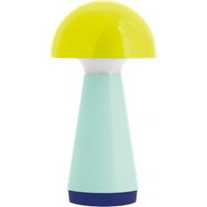 Remember Bobbi 3 Sage Yellow,/Blue/Red Table Lamp 18cm