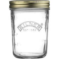 Round Kitchen Containers Kilner Wide Mouth Kitchen Container 0.35L