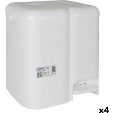 Bins Waste Disposal Tontarelli Affaldsspand Patty Hvid Set of 4