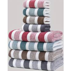 Temu 8 Pcs Set of 4 Towels Bath Towel