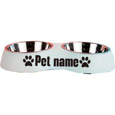 Pets Temu Engraved Double Pet Set for Plastic and Stainless Steel