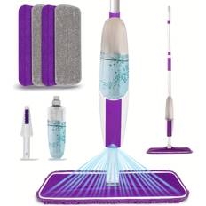 Keramik Golvmoppar Temu Floormop With Bottle 1/4 Washable Microfiber Pad