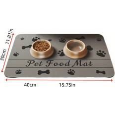 Pets Temu Absorbent Dog Feeding Mat Stain