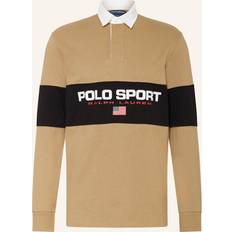 Polo Ralph Lauren Sport Capsule Rugby Skjorte Med Logo - Gyldenbrun