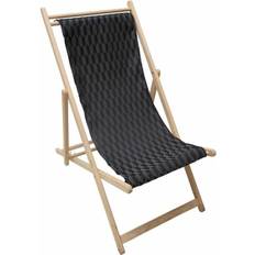 Fyrretræ Solsenge Havemøbler Jardin Solstol Jardin Prive Geometrisk 132 x 55 x 35 cm