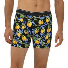 Yellow Men's Underwear Crywaltre Mens Sicilian Style Boxer Briefs - Yellow Lemons