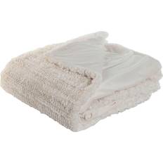 Home ESPRIT Blanket 220 x 240 x 1 cm Tæppe Beige (240x220cm)