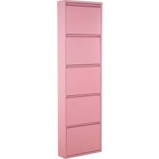 Alexandra House Living Sko Rack Pink 50 x 170 x 15 cm Skostativ