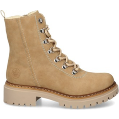 Rieker Lace-up Boots - Beige
