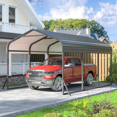 Carports Polar Aurora Metal Carport 10 ft W x 15 ft D (Building Area )