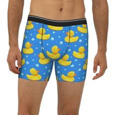 Yellow Men's Underwear Crywaltre Mens Cute Yellow Rubber Ducks Boxers - Yellow