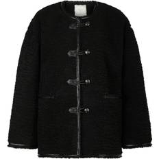 Neo Noir Dam Jackor Neo Noir Fanny Teddy Jacket - Black