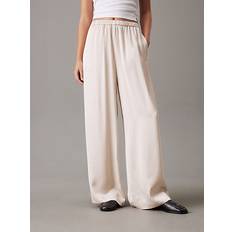 Lin Pantalons Calvin Klein Satin Relaxed Trousers