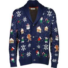 Lindbergh M Trøjer Lindbergh Cardigan - Blå