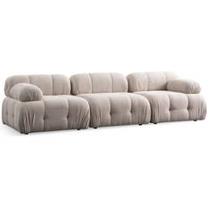 Spånskiva - Vita Soffor Andrarum Genoveva Sofa 3-Sits Cream Soffa 3-sits