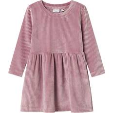 Velour Kjoler Name It Velour Kjole - Mauve Orchid