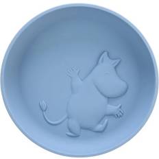 Rätt Start Mumin Silikon Tallrik med Sugkopp Sky Blue