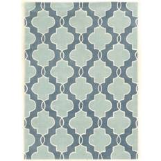 Hand Tufted Rug 1'10 x 2'10 in Blue