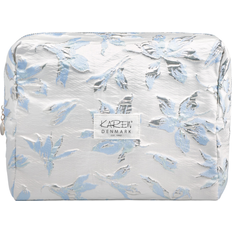 Toiletry Bag - Blå/Hvid Brokade
