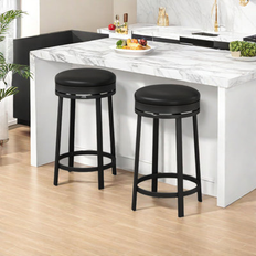 Ebern Designs Stools Ebern Designs Daijana Upholstered Counter 24.4 in Seating Stool