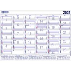 Tafelkalender A4 12 Monate 2025