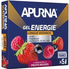 Bebidas Nutricionales Apurna Pack of 5 Gels Energie Longue Distance 35g Bleu