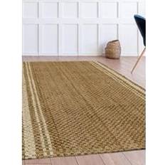 Leather Carpets Jute Natural Runner 100 x 150 cm