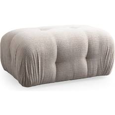 Beige Fotpallar Hanah Home Greta 95 cm Cream Beige Fotpall