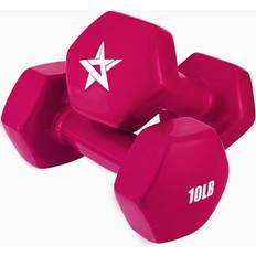 Yes4All Vinyl Hexagon Dumbbells Set of 2