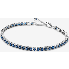 Pandora Men Bracelets Pandora Sparkling Blue Tennis Bracelet 7.8