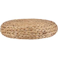 Transparente Taburetes Beliani Wahoo Beige 40 cm Pouffe