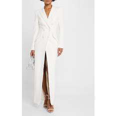 Amberly Evening Blazer Dress - White