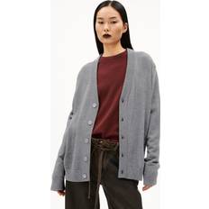 M - Unisex Cardigans Armedangels Relaxed Fit Strickjacke - Grau