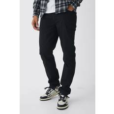 Grey Jeans boohooMAN Slim Rigid Jean - True Black