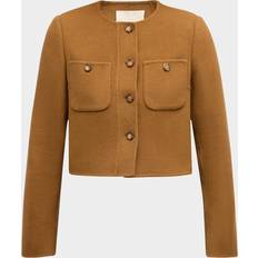 Cashmere - Dame Jakker Ulla Johnson Uldjakke Eve Dame - Brun