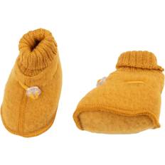 Joha Bløde Uld Baby Booties - Yellow