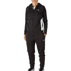 Bekleidung Puma Classic Hooded Tracksuit FL - Schwarz