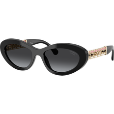 Solglasögon Chanel Woman Sunglass CH5538Q - Black/Gradient Grey Polar
