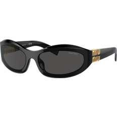 Miu Miu MU14ZS 16K08Z Acetat Solglasögon - Svart Grå