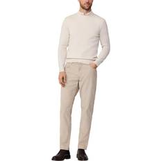 Hackett London Herr Lammull Crew-Stickade - Vit