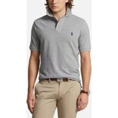 Mesh Skjorter Polo Ralph Lauren Custom Fit Piqué Shirt - Navy/Grå