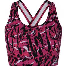 Zebra Underkläder Dare 2b Wave Zebra Print Sports Bra - Neon Pink