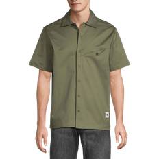 Shirts Gabardine Camp Shirt - Military Olive